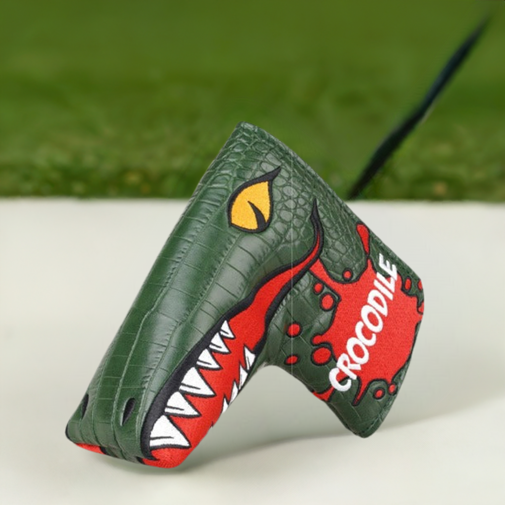 Crocodile Magnet Blade Putter Headcover